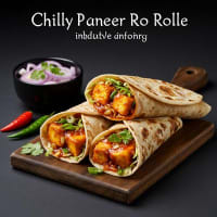 Chilly Paneer Roll
